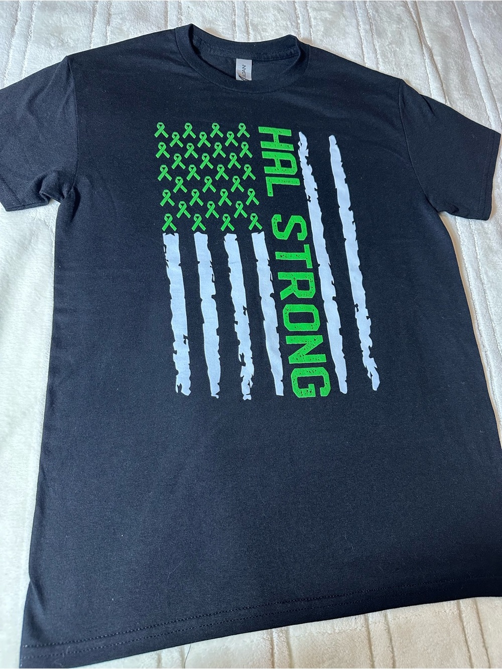 Gildan Black Dryblend Crewneck Tee with Tag